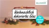 Dekoriertes Glas